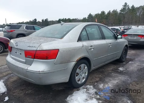 2009 Hyundai Sonata Gls from USA, damaged, VIN 5NPET46C29H460668
